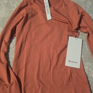 lululemon athletica Coral Long Sleeve Tee